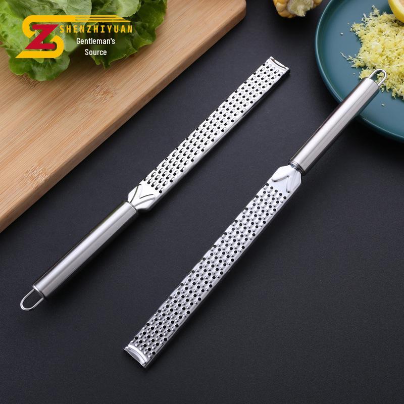 Multi-Purpose Stainless Steel Grater for Cheese, Lemon, and Vegetables