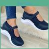 Thick Womens Casual Sole New Shoes Mesh Breathable Velcro Casual Running Shoes