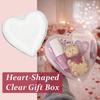 Herzförmige Schachteln Valentinstag Füllbare Organizer 10 Stück Kleine Süßigkeiten-Dosen Schachteln für Hochzeit Neujahr Geburtstag Karten Bänder