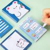80 Sheets Bear Sticky Notes Cute Cartoon Self-stick Memo Note Memo Pad For School Classroom Office Notebook Kawaii Stationery