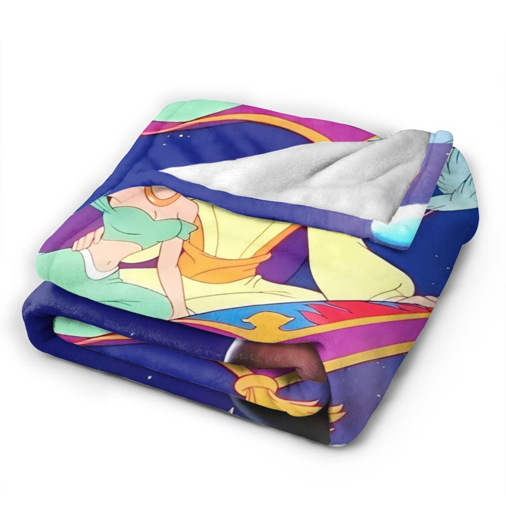 Aladdin Jasmine Cartoon Blanket Quality Soft Warm Bedding Throws Winter Airplane Travel Couch Chair Funny Bedspread