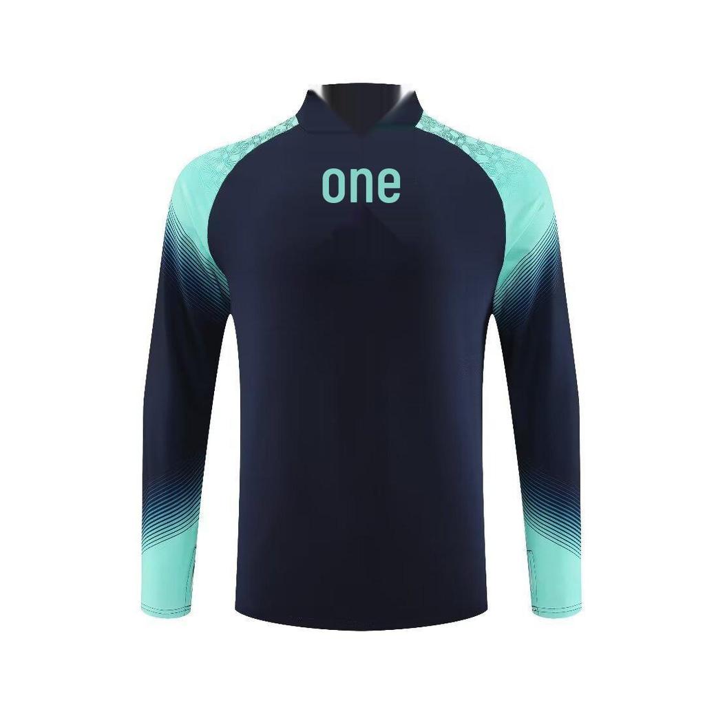 Unisex Autumn-Winter Football Training Half-Zip Jacket & Jersey Set