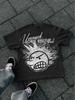 Y2k Harajuku Gothic Tshirt Y2k Tops High Street T Shirt Letter Graphic T Shirts Casual Loose Streetwear Vintage Clothing Unisex
