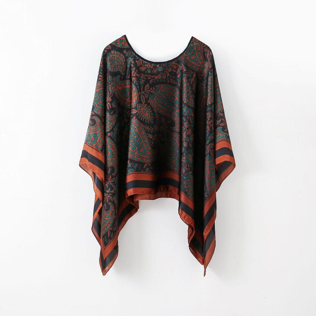 Spring/Summer Silk Scarf: Sun Protection Shawl & Cover-up for Women