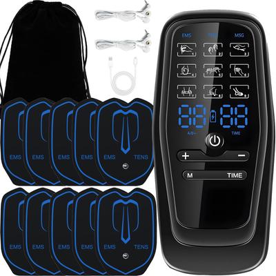 YOSINA EMS Full Body Muscle Stimulator with 9 30 Intensity Dual and Perfect Gift for Respect for the Aged Day Modes, Levels, A/B Channel, Type-C
