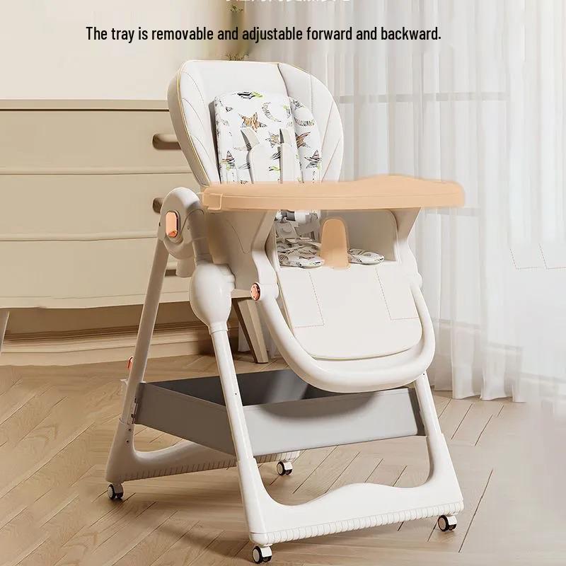 Portable Multifunctional Baby High Chair: Folding Infant Seat and Dining Table Combo