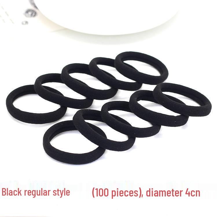 Korean Style High Elasticity Hair Ties - Gentle, No-Damage Rubber Bands for Women