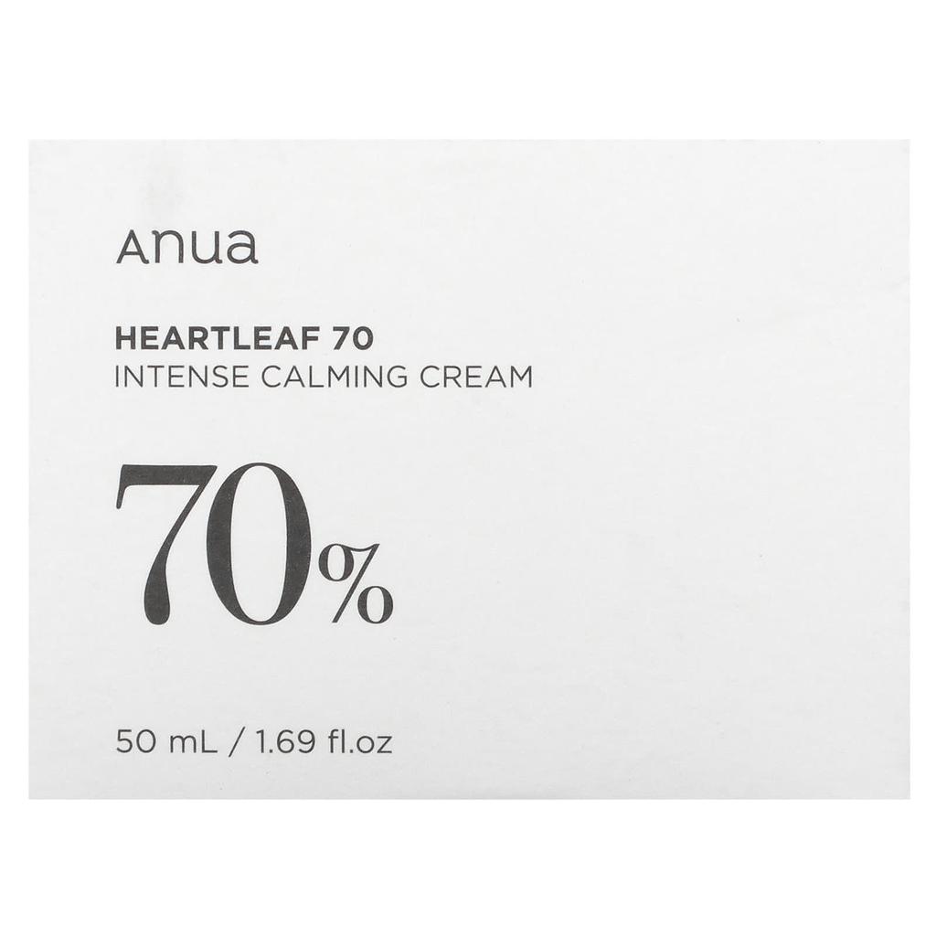 Heartleaf 70% Intense Calming Cream, 50Ml(1.69Fl Oz)