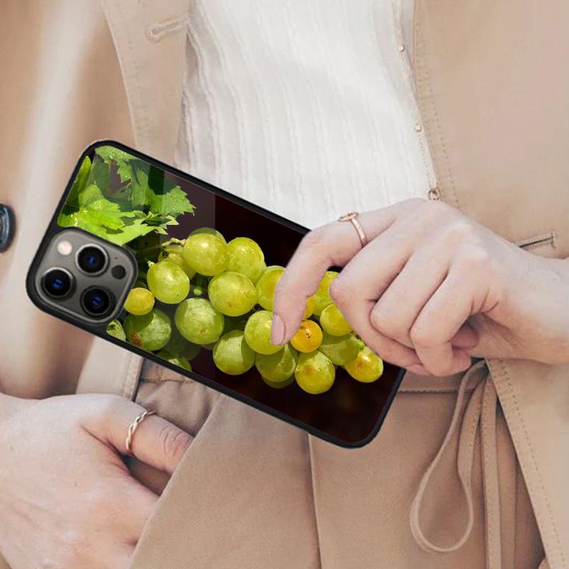 

Grapes Fruit Green Magnetic Phone Case For APPLE iPhone 17 Air 16 14 13 12 Pro Max 15 Plus Wireless Charge With MagSafe Cover iPhone 14