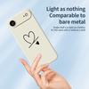 For iPhone 17 Air Case Black Love Pattern Printing Straight Edge TPU Phone Back Cover