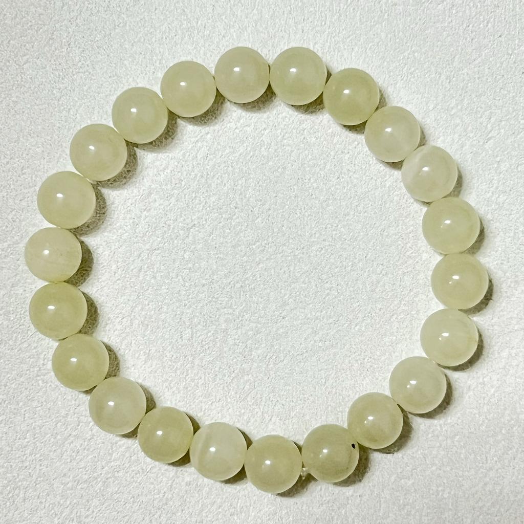 Natural Calcite 8mm Round Beads Stretchable Beaded Bracelets For Women Healing Meditation Gem Semi Precious Gemstone Bangle Jewelry Gifts