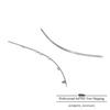 NEW 1Pair Front Bumper Chrome Molding Trim For Mercedes-Benz C250 C300 C350 US