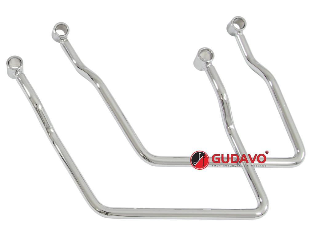 GUDAVO Luggage Saddlebag Pannier Support Bars for Honda Rebel CMX VT 600 VLX 600 Yamaha XVS 650 Dragstar 500/300 / Shadow,