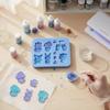 Heat Resistant Silicone Rabbits Mould Flexible Reusable Designs For Jewelry Soap Candle Crafting Projects