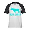 Bull Shirt T Shirt Newest Short Sleeved Clothes Banarwhal Youth Oversized Tshirt Round Collar Men White