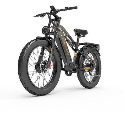 LANKELEISI MG800 max 26palcové elektrické kolo, duální 1000W motory, 48V 20Ah baterie, s maximálním dojezdem až 100 km.
