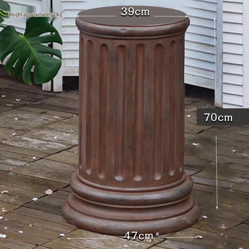 Adornos de Jardín de Columna Romana Retro Europeos: Base para maceta y Exhibición de boda