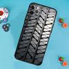 Tire Tread Pattern Phone Case For iPhone 16 15 14 13 11 12 Pro Max 13 12 mini XR 15 16 Plus 16e Cover Funda