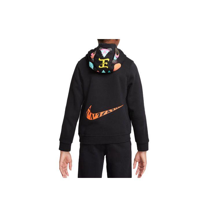 Nike Cny New Year Edition Fleece-Lined Warm Sports Hoodie Kids Tops Black DQ9133-010
