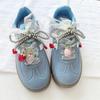 Kirsch-Trauben-Perle Schnürsenkel Charms für Sneaker Rote Liebe Silberne Perle Schleife Schuh-Charm Erdbeer-Schnalle Schuhdekorationen 1 Stück