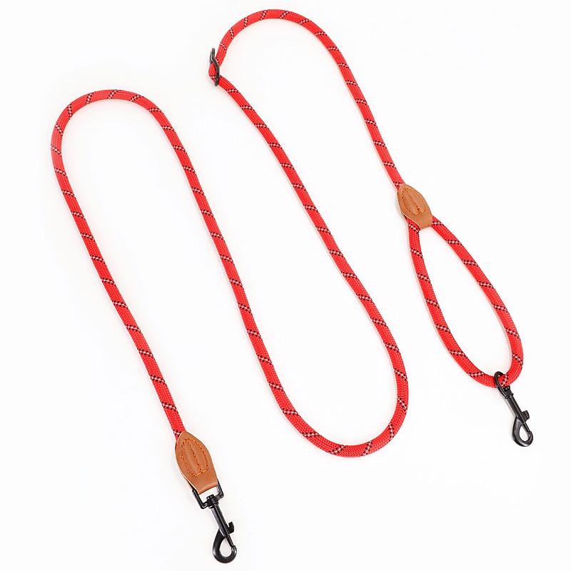 Dog Leash Hands Free Leashes for Dog Walking Adjustable Dogs Leash Reflective Dogs Chain Multi-functional Traction Rope 230cm