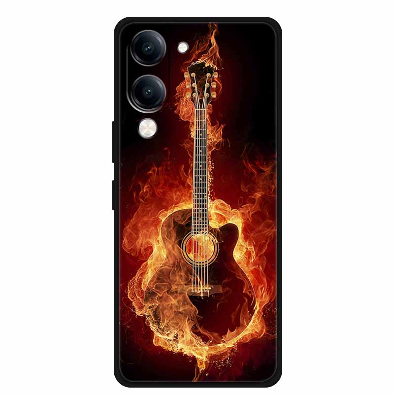 Lovely Relief Cover For Vivo Y04 V2430 Y37C Y29S V2446 Funda 3D Cartoon Soft Silicone TPU Phone Case Y29T Y19sGT Bumper