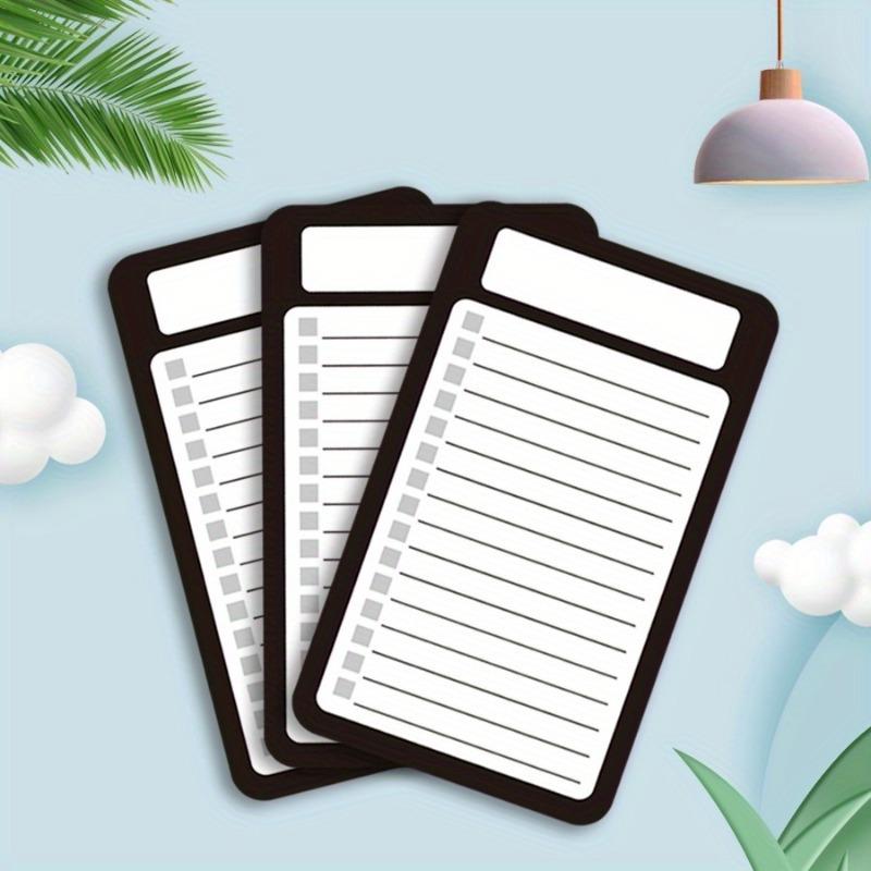 1 ks Smazatelný poznámkový blok Memo poznámky Kuchyňské magnetické samolepky na ledničku