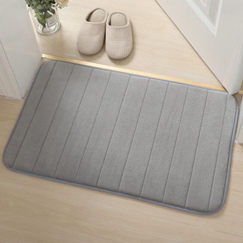Super Absorbent Bath Mat Non Slip Rugs Bathroom Carpets Soft Floor Mat Bedroom Toilet Floor Shower Rug Home Decor
