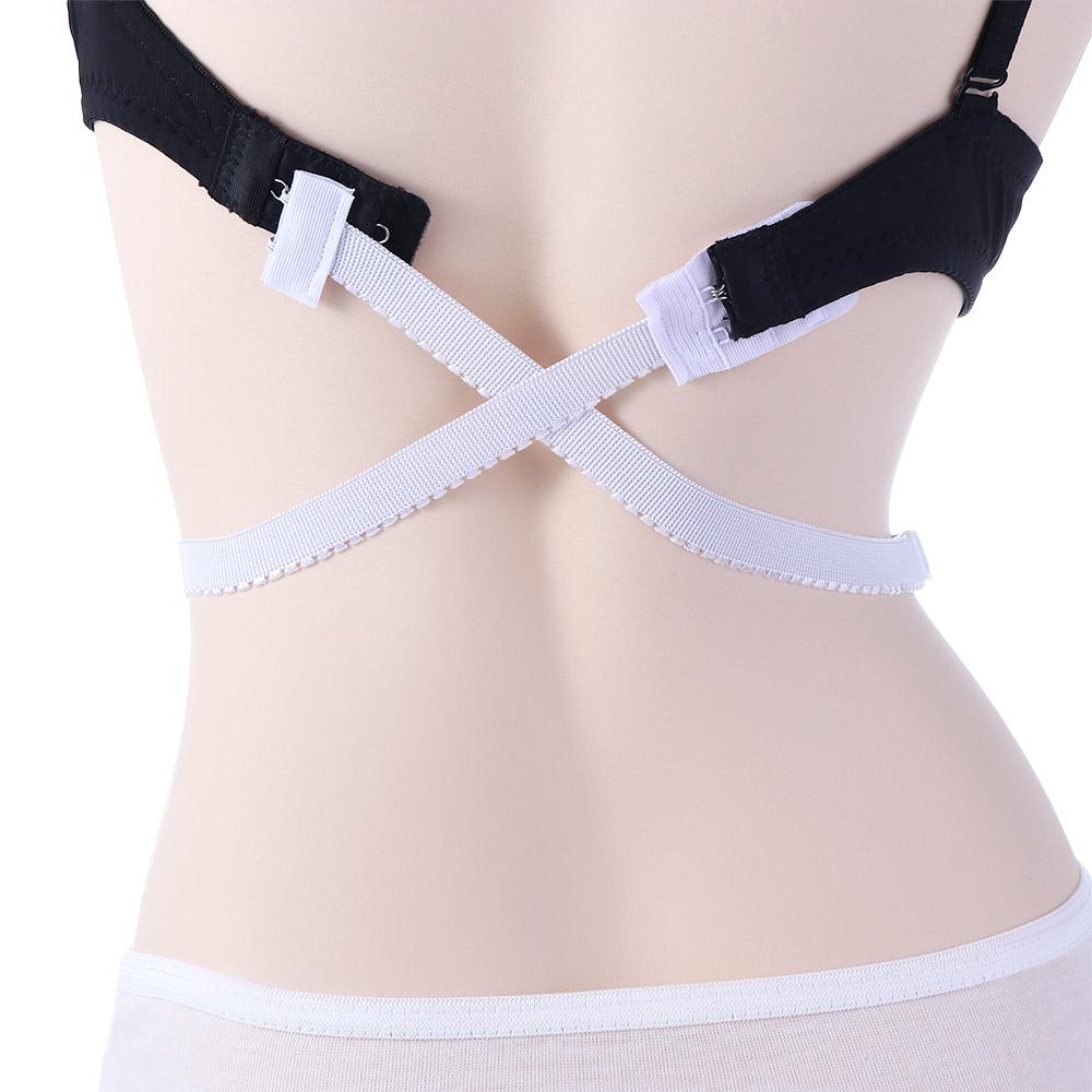 Deep V-neck Backless Bra Extension Belt Bra Cross Belt Underwear Conversion Belt Bra Strap Adapter