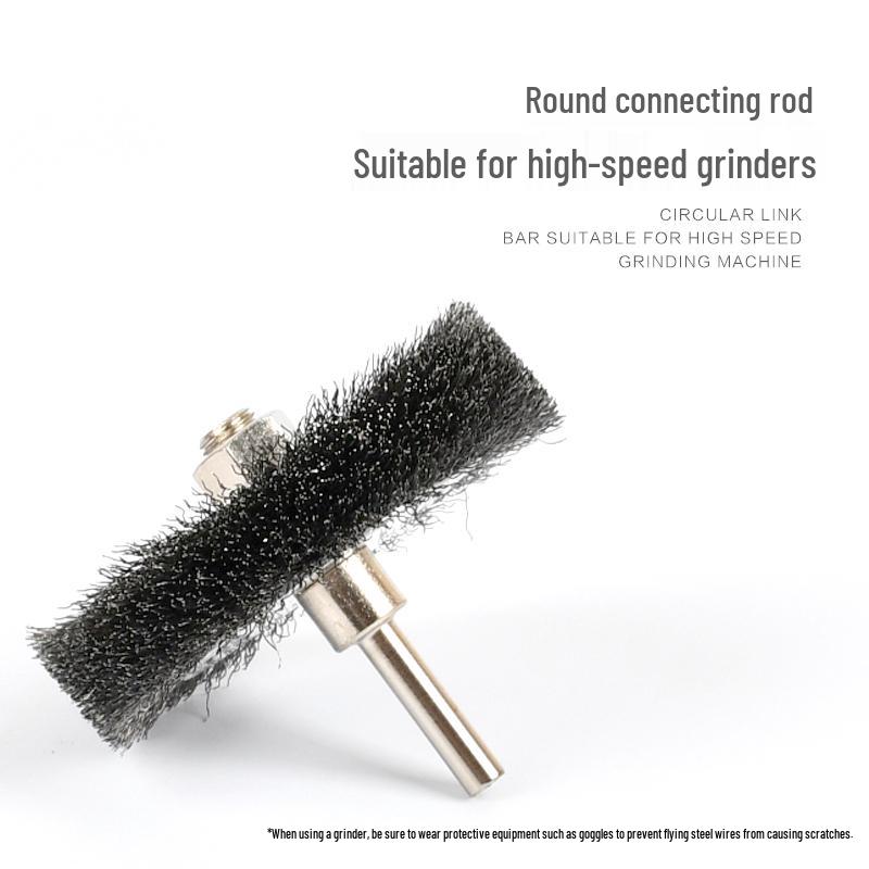 Tire Repair Low-Speed Soft Steel Wire Grinding Brush for Surface Cleaning