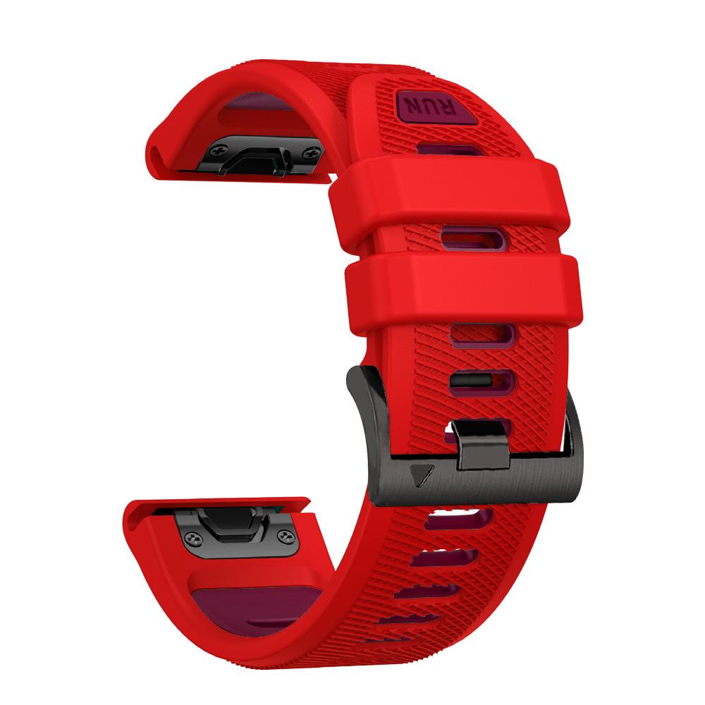 Bracelet Silicone 22mm 26mm Quickfit Pour Montre Garmin Fenix 8 51 47mm 8PRO E 7X 7 Pro 6X 6 Pro 5X 5 Plus Enduro 3 2 Bracelet