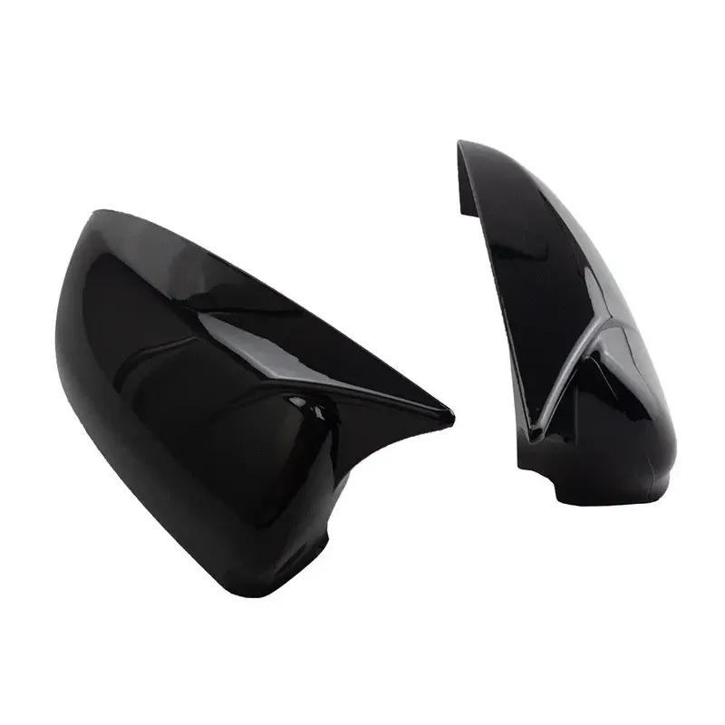For BMW X5 E70 X6 E71 2008 2009 2010 2011-2013 ABS Car Rearview Side Mirror Cover Wing Cap Exterior Door Trim Adhesive Sticker