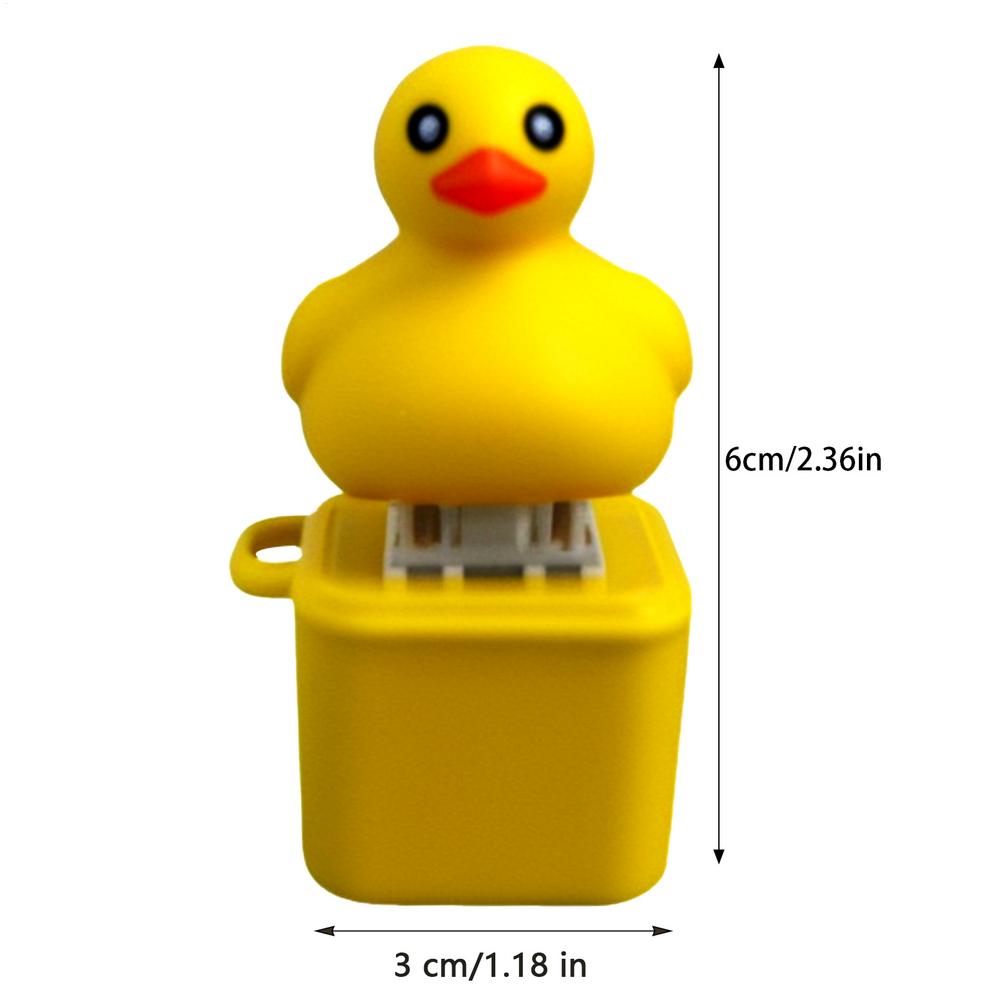 

Quacking Duck Keychain Duck Key Chain Quacking Fidget Toy Keyboard Sensory Game Stress Relief Home Decor for Women & Backpack жёлтый