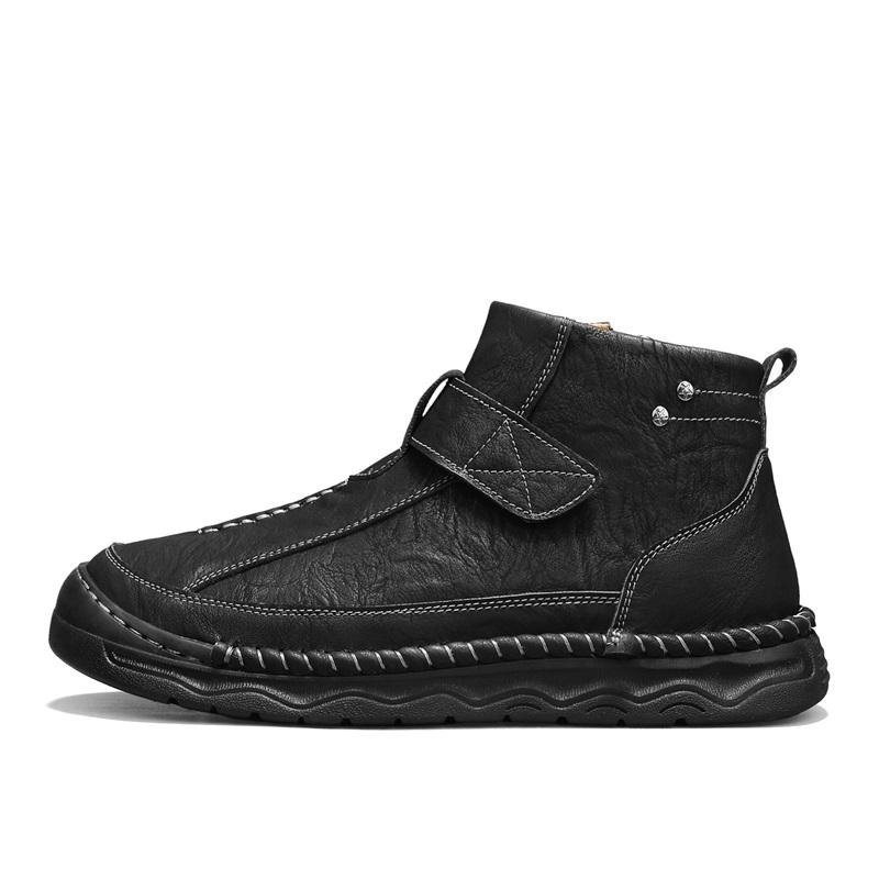 

Men s Lightweight Walking Shoes-Leisure Style with Easy Zipper Closure & Air Cushion Comfort Urban Lifestyle & Daily Activities 48 чорний
