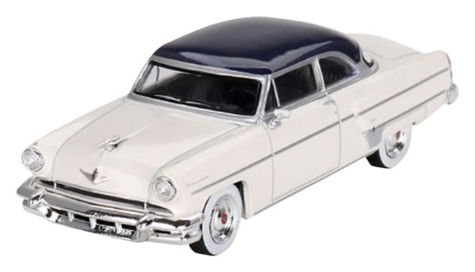 

MINI GT x MiJo Exclusives 164 Lincoln Capri 1954 Арктический белыйАтлантический синий (Левый руль) Готовый продукт