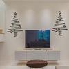 2pcs Christmas Tree Wall Art - Wrought Iron Metal Christmas Tree Wall Decor Ornament with Star Pattern, Perfect Choice for Indoor/Outdoor Decoration