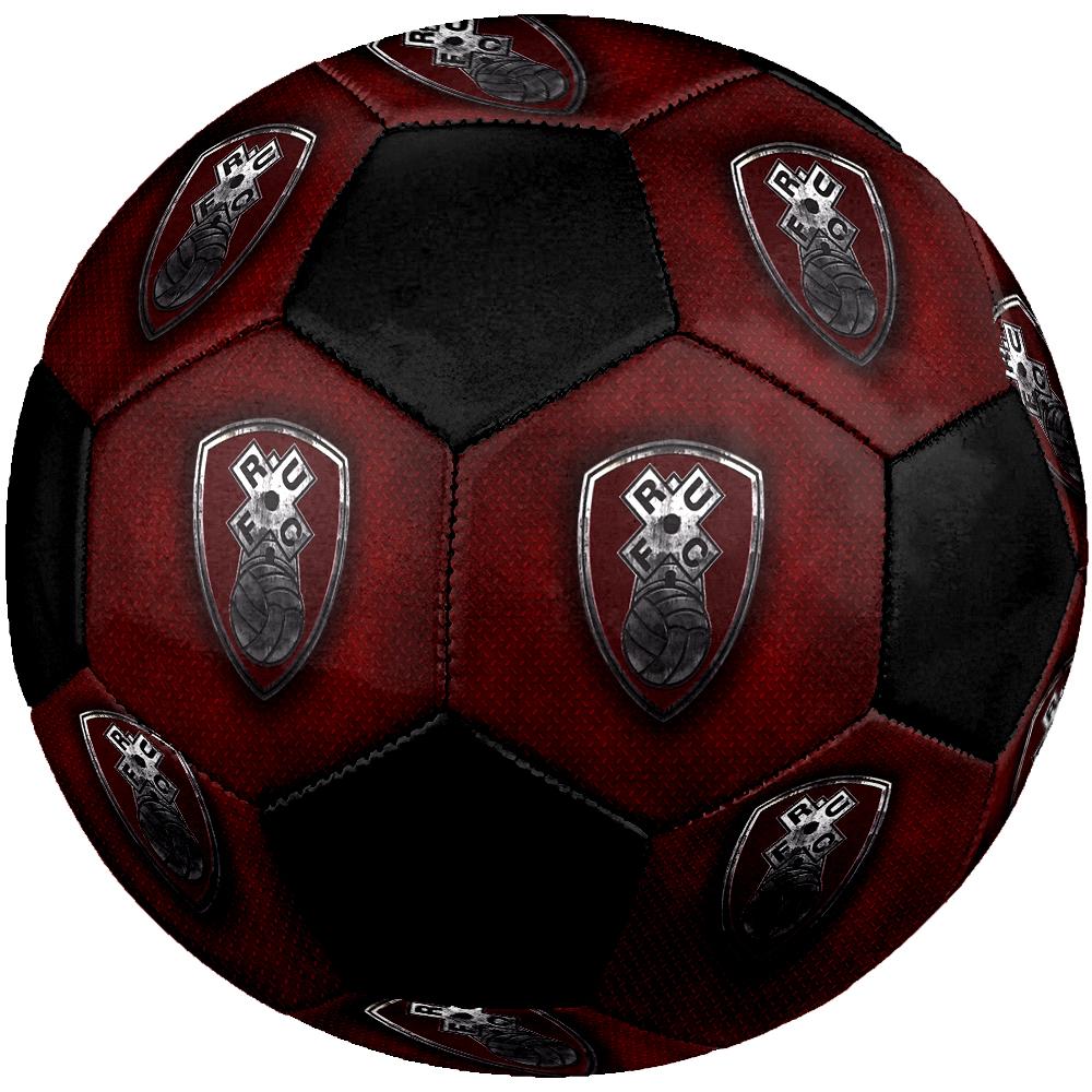 SIZE 5 Rotherham United F.C. Soccer Ball Colorful All Ages Machine Stitched PVC Competition Ready Durable High-Bounce