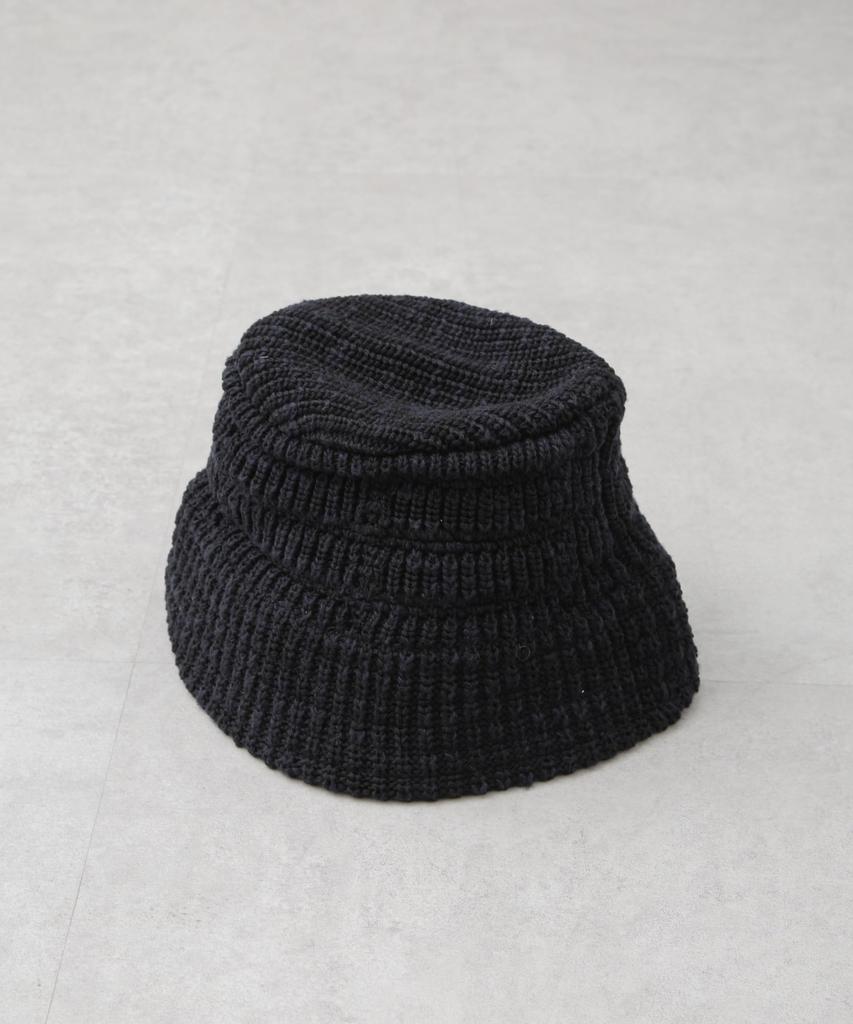 [Nano Universe] Hat RACALSpecial Order Mesh Line Knit Bucket Hat Men's F 021 L.Gray 670-5139046