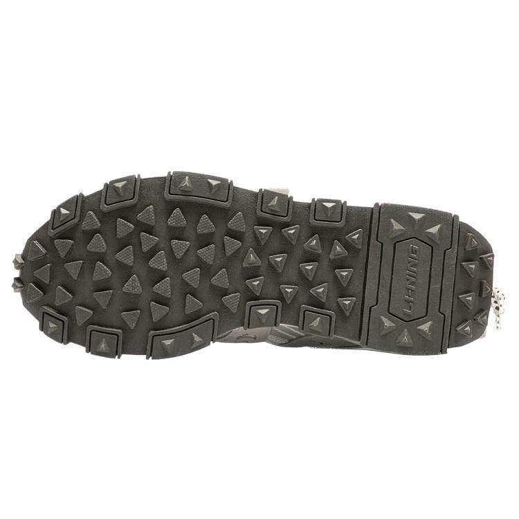 Li Ning Cushioning Slip Resistant Abrasion Resistant Coverage Support Low top Sports Casual Shoes Men's White Gray AGCR169-2