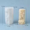 Aromatherapy Candle Mold Non-Stick Silicone Candle Mold 3d Carved Candle Mould Flexible For Aromatherapy Diy Crafts Home