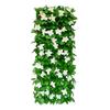 Expandable Artificial Flower Privacy Fence UV Resistant Fake Floral Ivy Screen Wall Panels Indoor Outdoor Garden Faux Greenery Backdrop Decoration