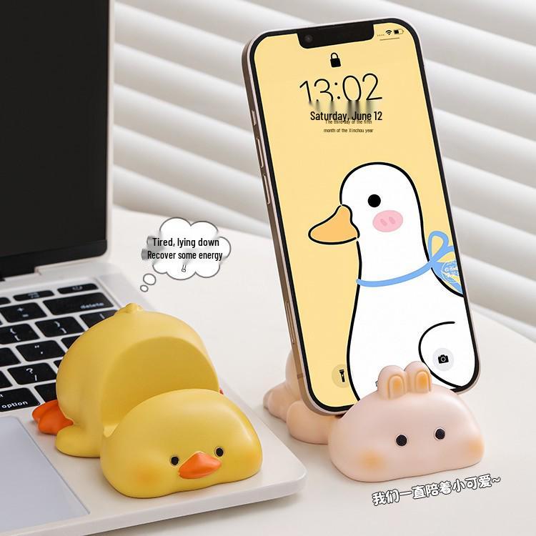 Suporte de Telefone Fofo e Criativo: Decoração de Mesa de Escritório e Presente de Aniversário para Meninas