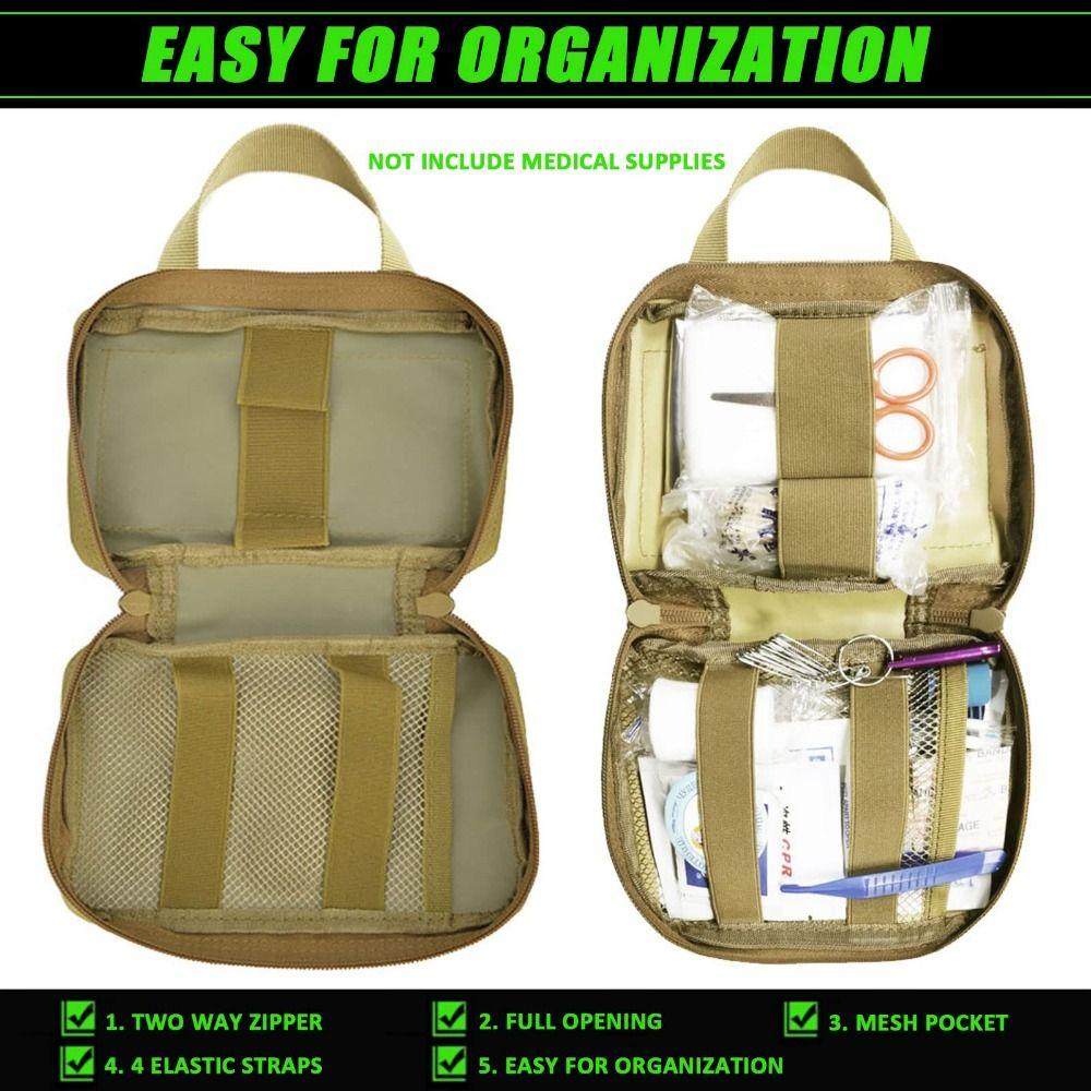 Portable Survival Bag Small Belt Waist Bag Pouches Portable Medicine Bag  Hiking