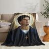 GUOYU Blanket Ssaint Carlo Acutis Throw Soft Flannel Throw Summer Blanket Lightweight Cozy Nap Blanket for Sofa Bed Travel