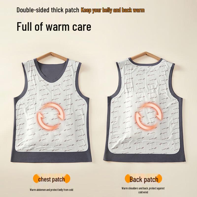 Langsha Men's 90% Down Antibacterial Warm Vest