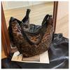 Leopardenmuster Leinwand Knödeltasche, Sportlicher Stil, Lässige und Vielseitige Beliebte Stofftasche, Tragbare und Modische Einzel-Schulter Crossbody-Tasche