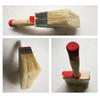 4 Pack Wall and Deck Stain Brushes with Ferrules Convenient Accessory for Solvent Base Paints Wood Finishes Use
