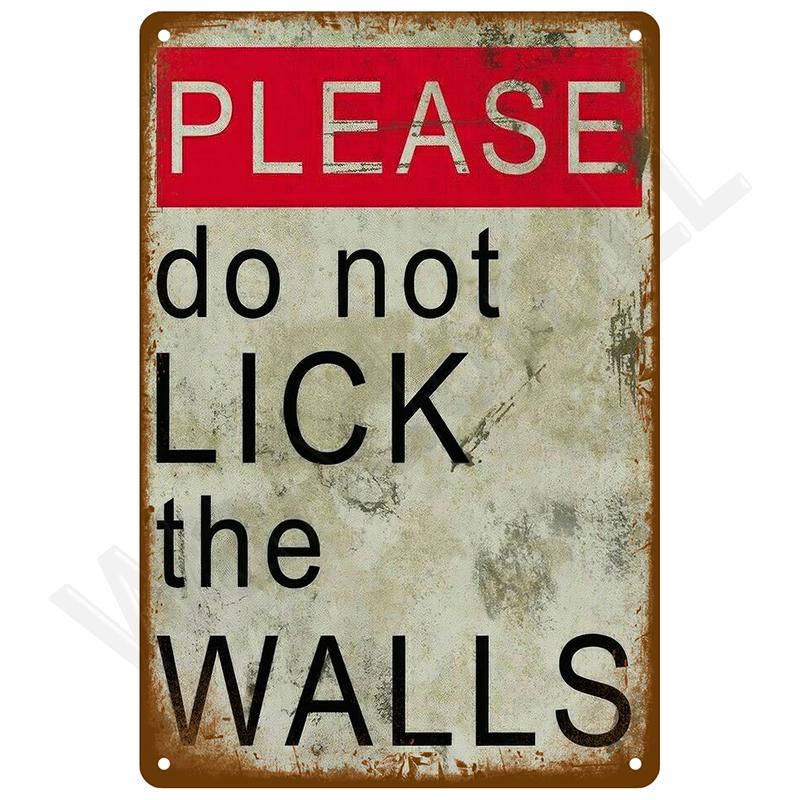 Vintage Bar Metal Signs Bathroom House Living Room Home Retro Wall Decorations Items Luxury Decor Interior Art Posters Tin Signs