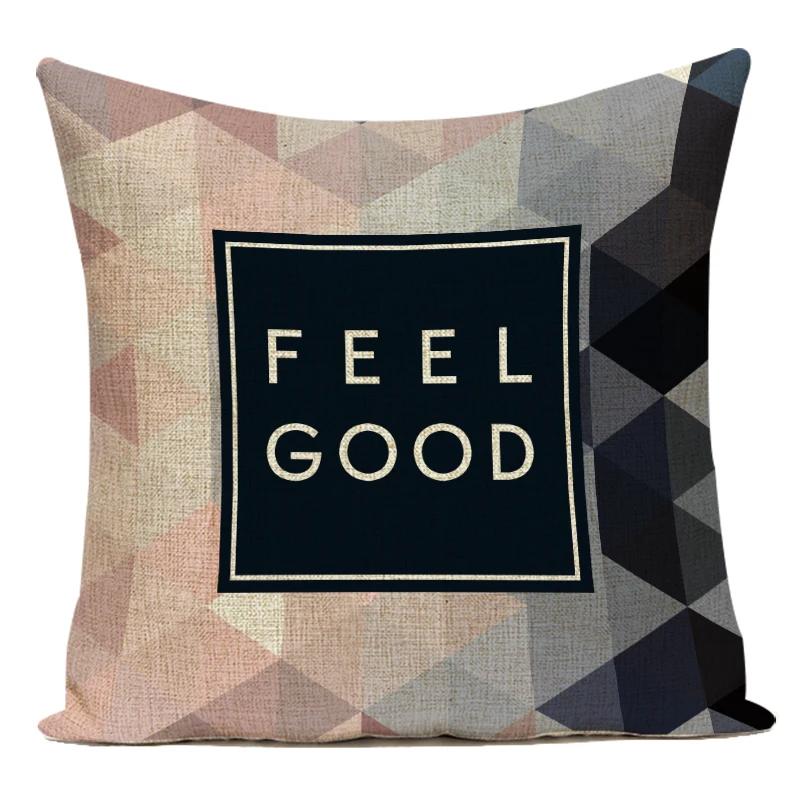 Geometric Home Pillowcase Animal Deer Car Nordic Home Decor Room Decoration Colorful Throw Pillows Custom Print Cushion Cover