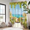 Landscape pattern Bathing Curtain  Bathroom Shower Curtain Waterproof With 12 Hooks Home Deco